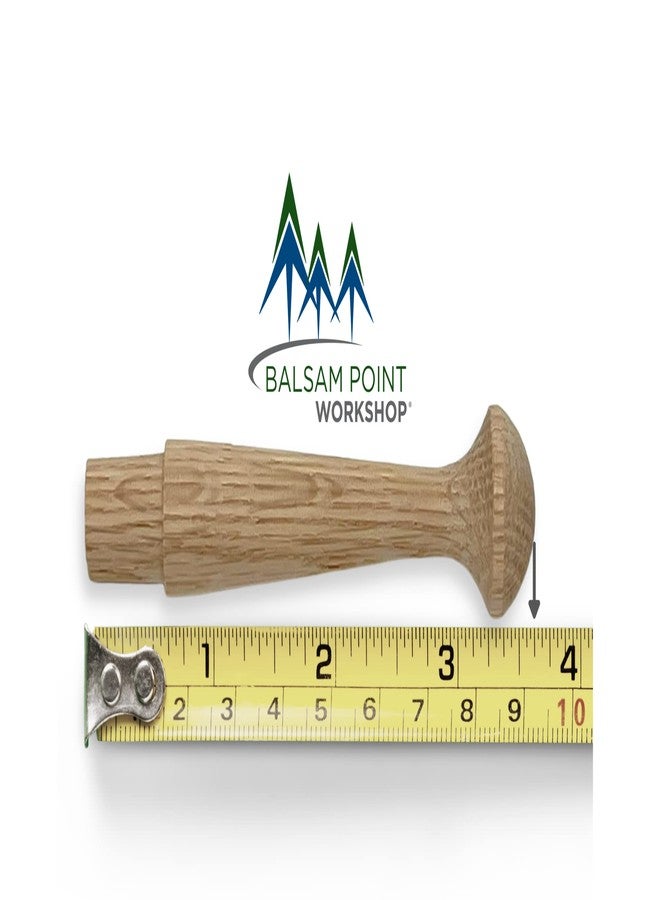 Balsam Point Workshop Oak 3.5-Inch Wood Premium Shaker Pegs with 5/8-Inch Tenon (25-Pack) - Balsam Point Workshop - Image 2